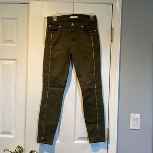 7 for all mankind zipper denim, size 28